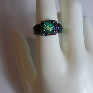 Rainbow Gold Filled Stylish Ring